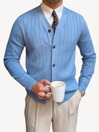 Andrew | Herren-Cardigan mit V-Ausschnitt