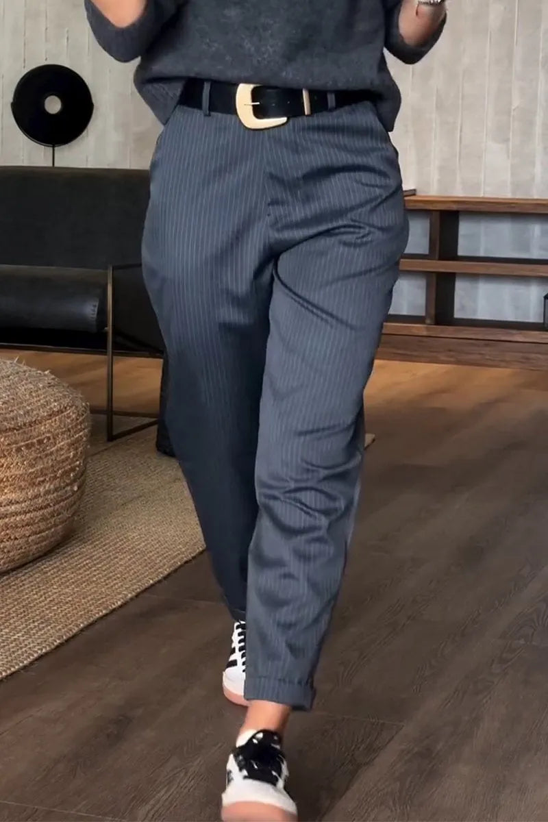 MATHILDA | STREIFEN ANZUGHOSEN