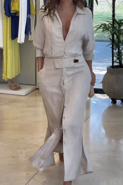 Jeanette | Leinenkleid